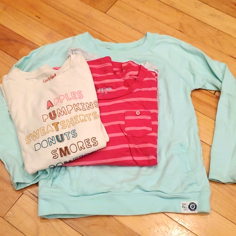 Pretty fall girls bundle. Size 6. Long sleeves.